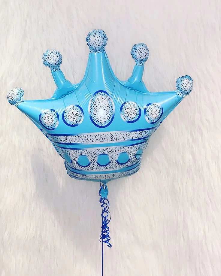 Globo Corona Azul Claro 14"'s foto | Decorando Sueños |  BizneCubano