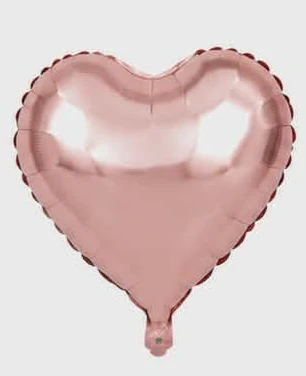 Corazón Rosa Oro Claro 5"'s foto | Decorando Sueños |  BizneCubano
