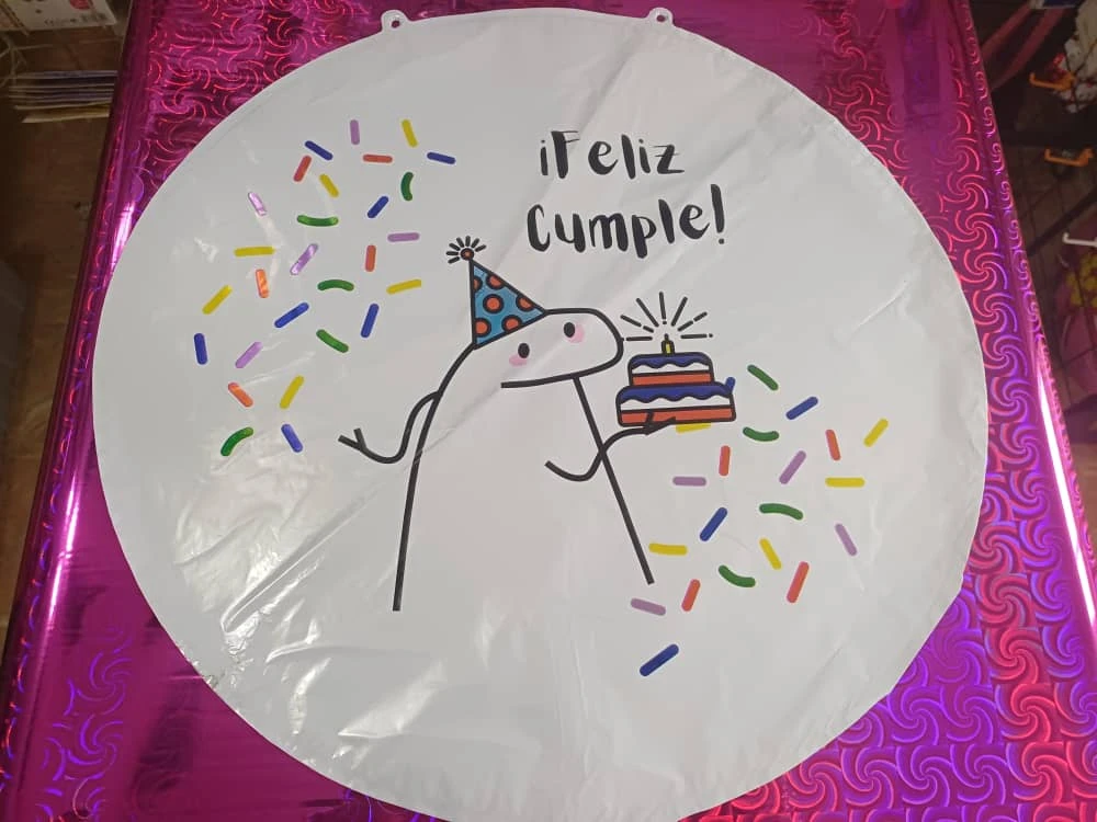 Globo Feliz Cumpleaños Blanco 18"'s foto | Decorando Sueños |  BizneCubano