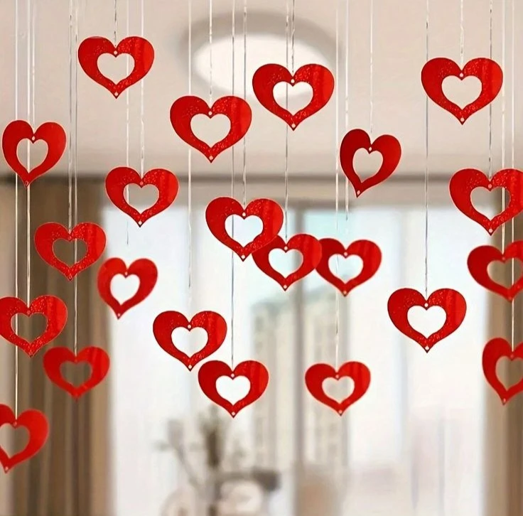 Colgantes de corazón's foto | Decorando Sueños |  BizneCubano