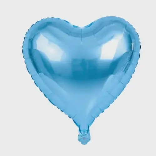 Globo Corazón Azul Claro 10"'s foto | Decorando Sueños |  BizneCubano