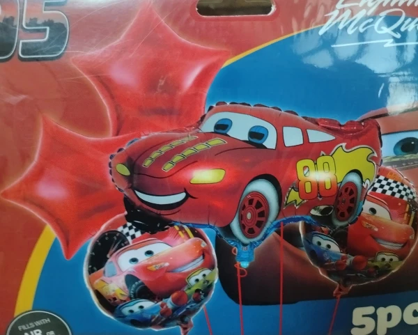 Set de globos Rayo McQueen's foto | Decorando Sueños |  BizneCubano