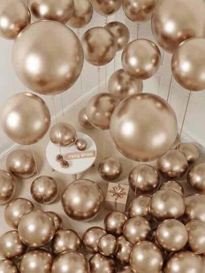 Globos Cromados Champagne 10"'s foto | Decorando Sueños |  BizneCubano