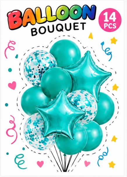 Set de Globos Verde's foto | Decorando Sueños |  BizneCubano