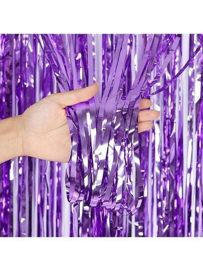 Cortina de lluvia Morada's foto | Decorando Sueños |  BizneCubano