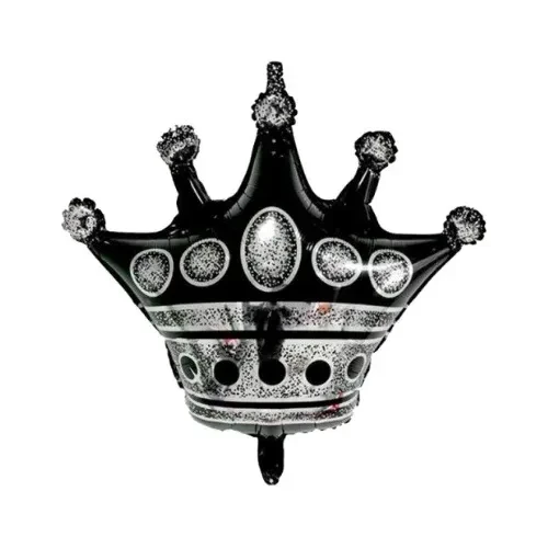 Globo Corona Negra 14"'s foto | Decorando Sueños |  BizneCubano