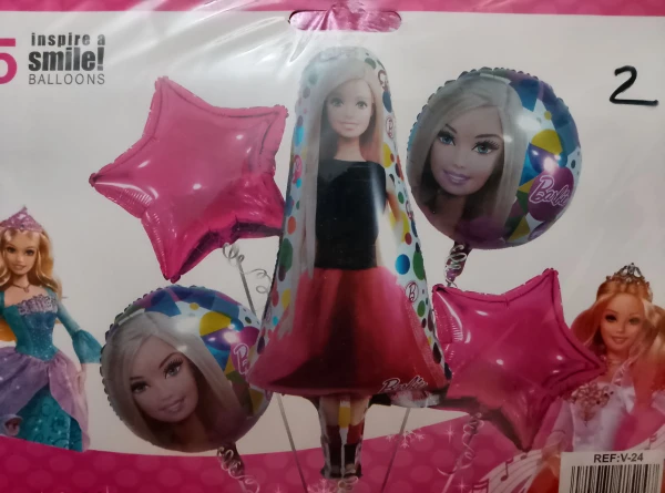 Set de globos Barbie 2's foto | Decorando Sueños |  BizneCubano