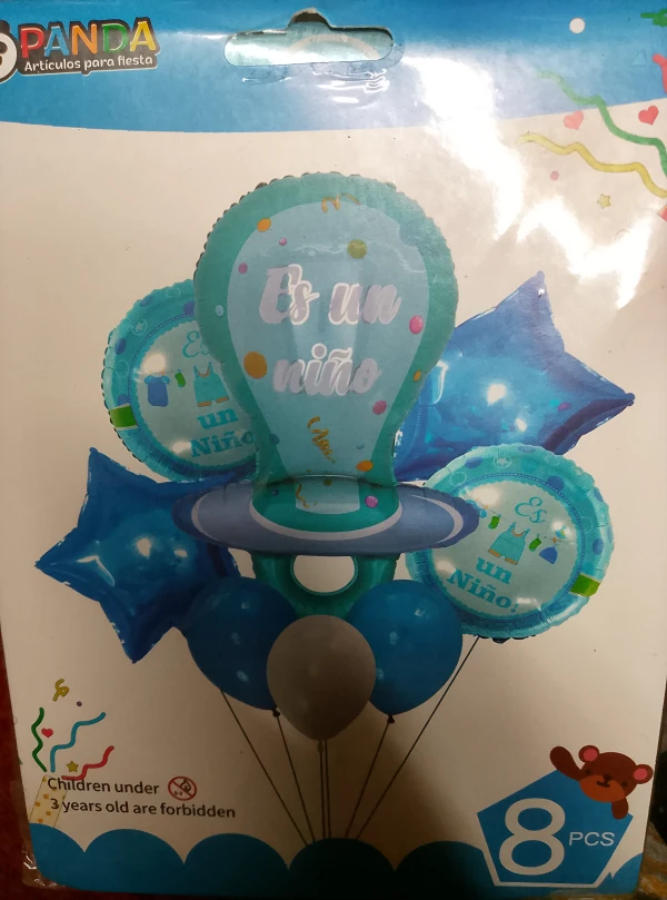Set de globos Revelación niño 1's foto | Decorando Sueños |  BizneCubano