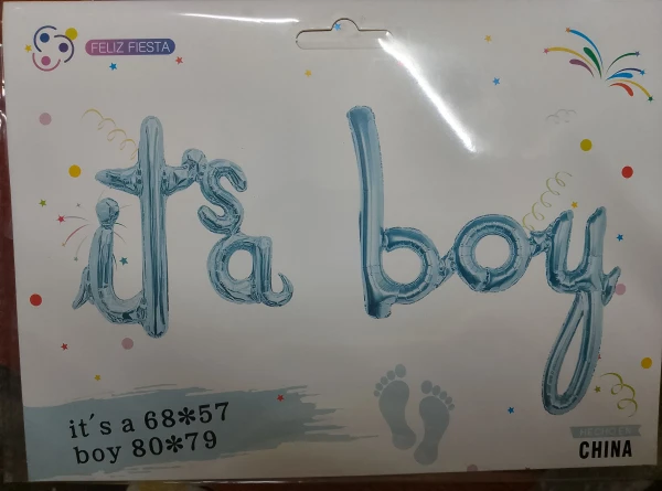 Set inflable It's a Boy's foto | Decorando Sueños |  BizneCubano