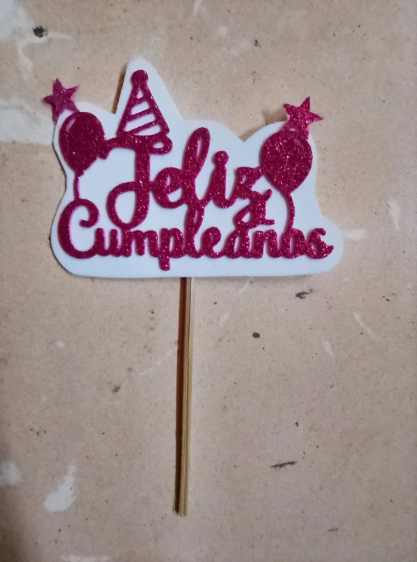 Topper Modelo 16's foto | Decorando Sueños |  BizneCubano