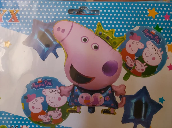 Set de globos de Peppa Pig 1's foto | Decorando Sueños |  BizneCubano